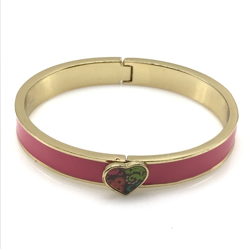 Vera Bradley Pink Heart Bracelet